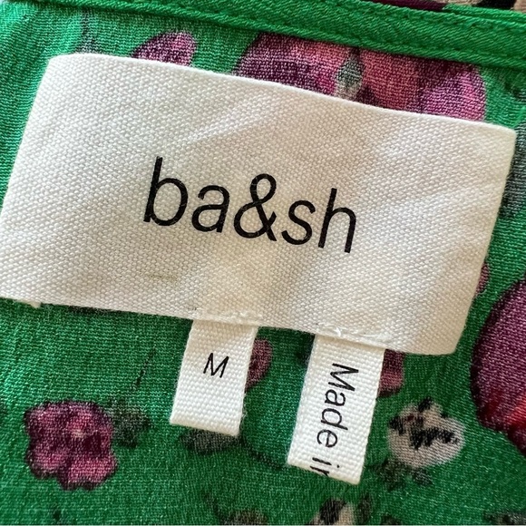 BA&SH Paco Long-Sleeved Floral wrap blouse with V-Neck 17737 - Picture 7 of 10